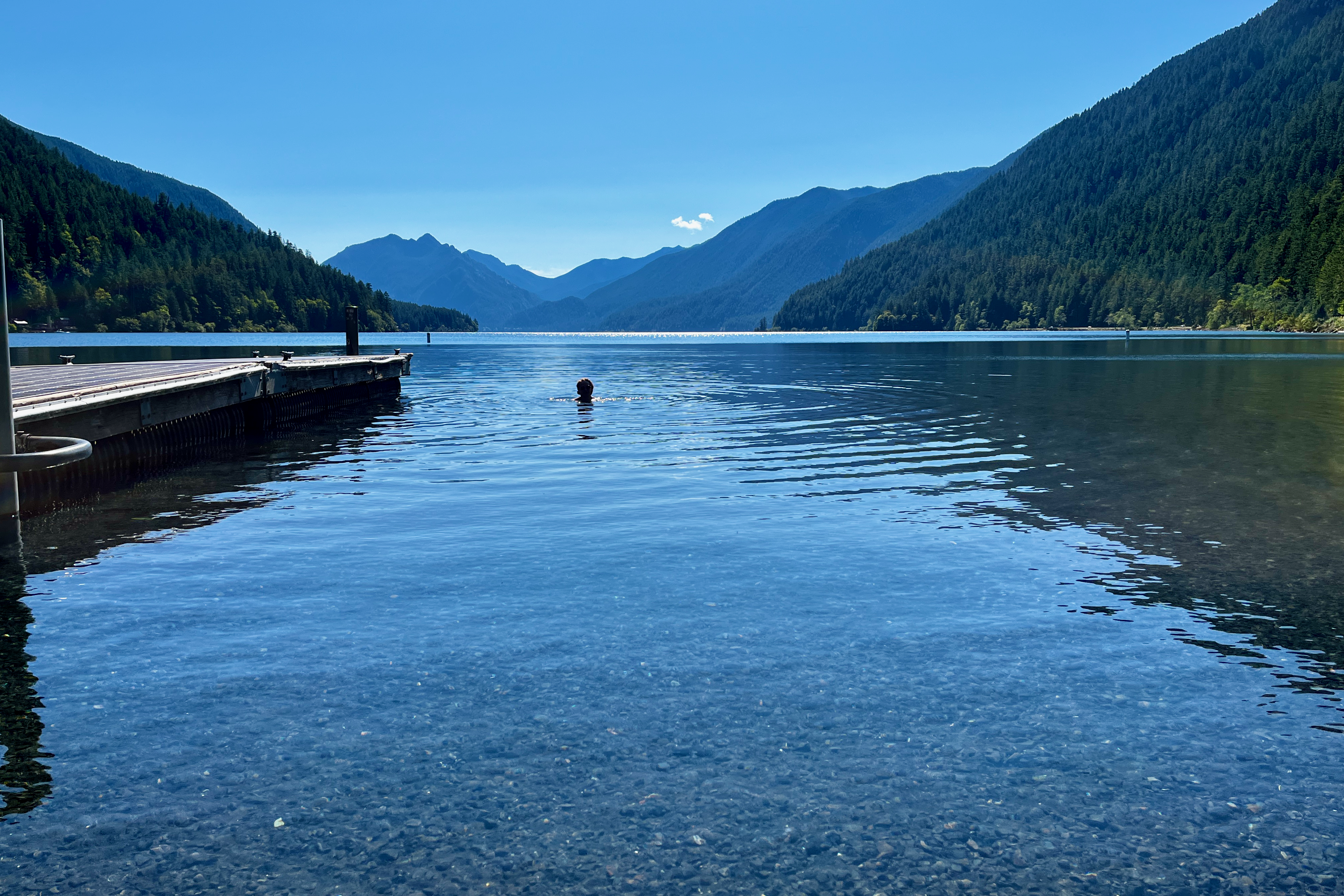 Lake Crescent Swimming